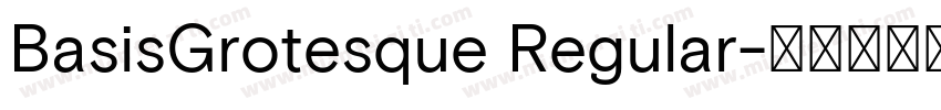 BasisGrotesque Regular字体转换